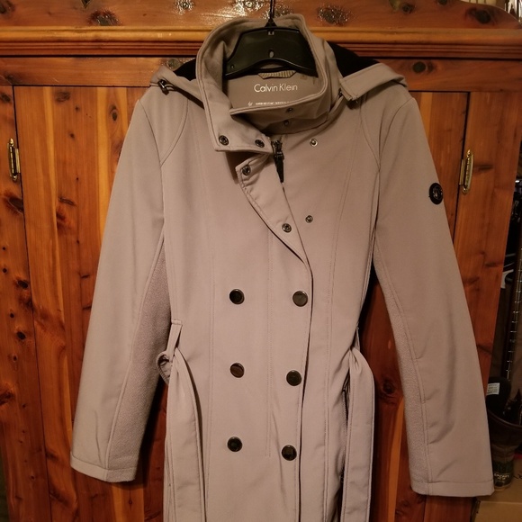 calvin klein waterproof jacket womens
